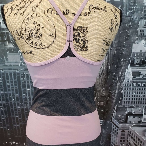 Lululemon Grey & Purple Workout Tank Top - Picture 4 of 5